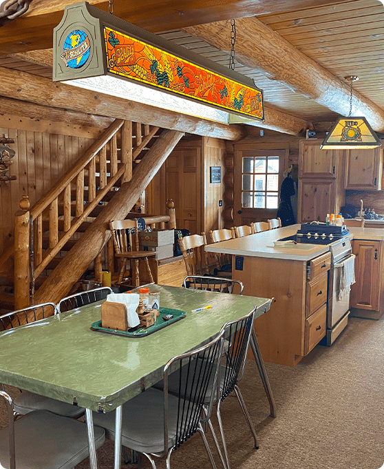 kitchen at vanargand lodge